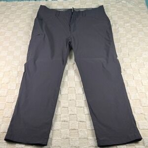 ORVIS Mens Dark Gray Outdoor Hiking Pants Zip Pocket Size 38x30